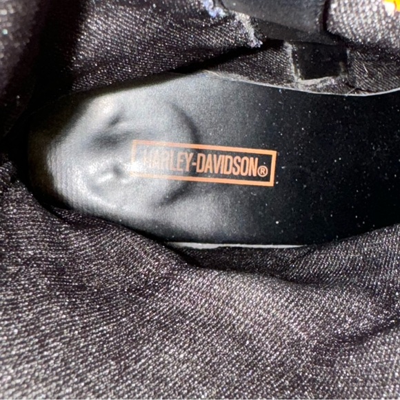 Harley Davidson Black Leather Riding Boots Women’s Size 7 D85397 - Picture 15 of 16